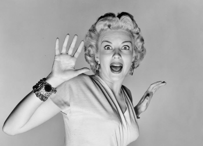 Kathleen Hughes in her famous Publicity Shot for "It Came From Outer Space"