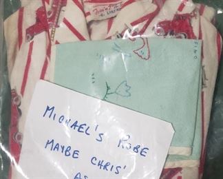 1950's Boy's Flannel Robe (if it fits me ... !)