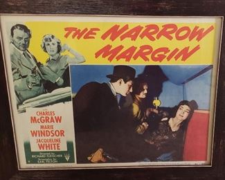"The Narrow Margin" Orig. Lobby Card