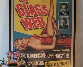 "The Glass Web" Orig. Vintage Poster