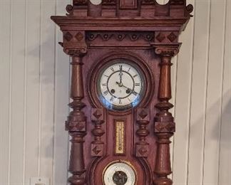Late 19th. C. Vienna Regulator Clock