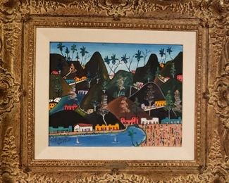 "River View" Orig. Oil by Prefete Duffaut, listed