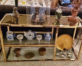 Misc. Blue & White Pottery; etc.