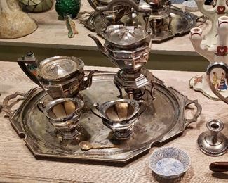 Art Deco Silverplate Tea Service