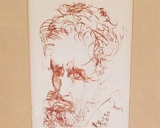 "Michelangelo" Orig Etching by Dali