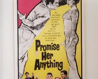 "Promise Her Anything" Vintage Movie Poster