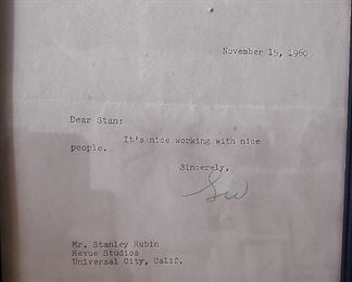 Personal Note from Sid Caesar