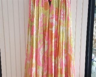 Mod Sequined Evening Gown