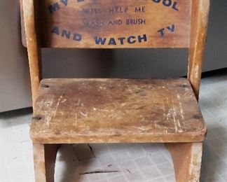 Kid's Step-Stool Chair