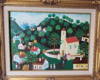 Folk Painting by E. Molnar