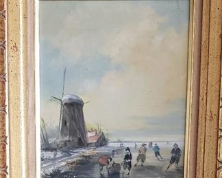 Lovely Small Orig. Oil, signed