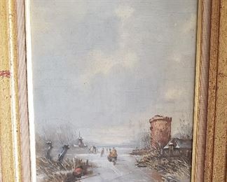 Lovely Small Orig. Oil, signed