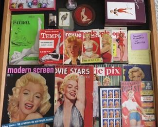 Vintage Movie Magazines ca. 1950, either Featuring Marilyn Monroe or Kathleen Hughes