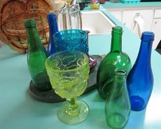 Colored Glass Bottles
