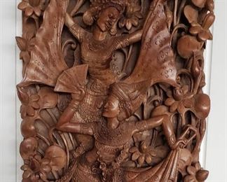 Fine Carve Asian Relief