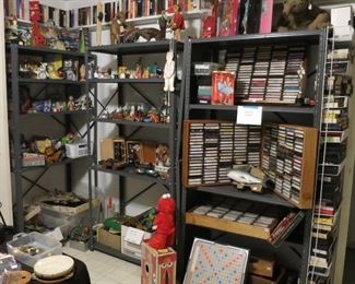 Lots of Vintage Toys, Board Games & Cassette Tapes