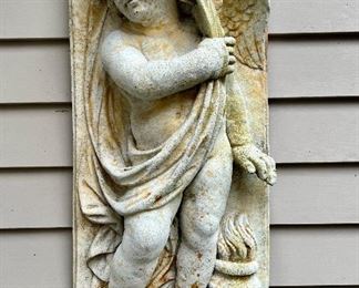 Ceramic Angel Wall Sculpture 