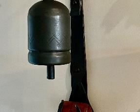 Wall Bell with Wood Hammer 