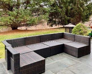 Outdoor Wicker Sectional