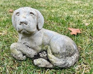 Cement Garden Dog