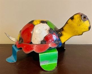 Reclaimed Metal Turtle 