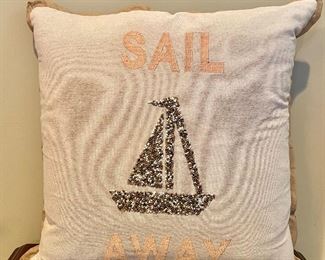 Sail Away Down Pillow