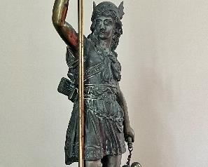 Bronze Warrior Sculpture
