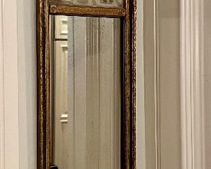 Wall Mirror with Victorian Scene
