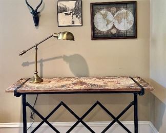 Industrial Table with Shabby Chic Top