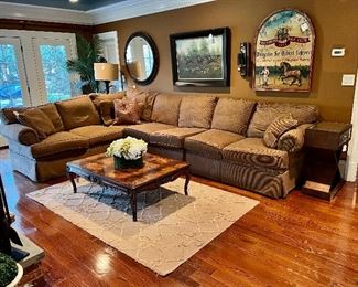 Arhaus Furniture Down Sectional Sofa