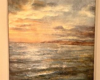 "Waves" Stretched Art on Canvas