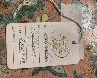 One of a pair of perfect condition oval Pembroke tables by Craftique.