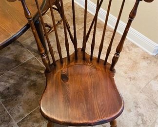 1_____$1,195 
Ethan Allen  Heirloom dining table 
60Lx48Wx30H with 
2arm chairs, 4side chairs 36H