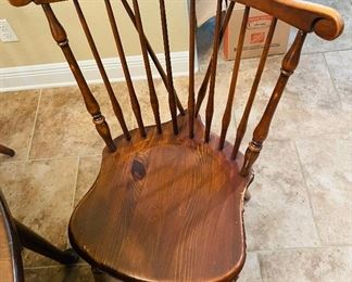 1_____$1,195 
Ethan Allen  dining table 
60Lx48Wx30H with 
2arm chairs, 4side chairs 36H