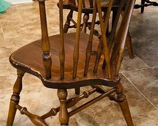 1_____$1,195 
Ethan Allen  dining table 
60Lx48Wx30H with 
2arm chairs, 4side chairs 36H