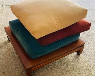 9_____$160
Japanese Rosewood Chessboard w/3 Velvet Pillows 
25x25x7H
