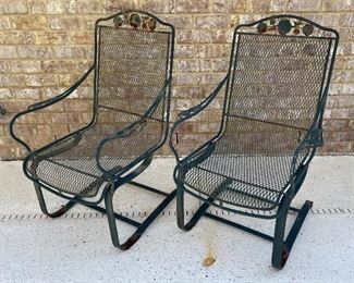 14_____$90
Pair of Iron Outdoor Chairs
