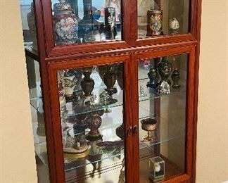 19_____$800 Rosewood Glass Curio
36Wx16Dx72H