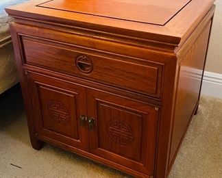 3_____$375 
 Rosewood 4 drawers
coffee table 61Wx20Dx16H 
with 1 side table 22x22x23H