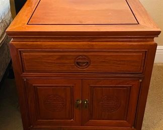 3_____$375 
Rosewood 4 drawer
coffee table 61Wx20Dx16H 
with 1 side table 22x22x23H