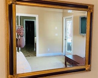26_____$50
Gold and Cherry Beveled Mirror  29Wx25H