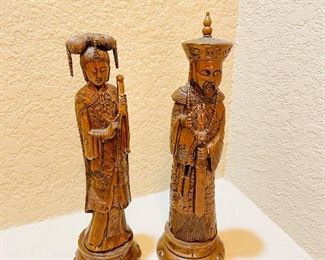 28_____$60
Handcarved Wooden Japanese Statues 
5x14H