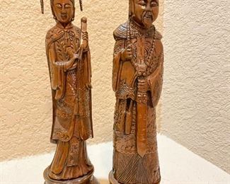 28_____$60
Handcarved Wooden Japanese Statues 
5x14H