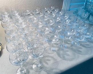 40____$150
45 piece Irish Crystal Stemware set