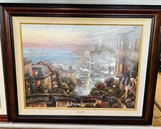 $950 Clearing Storms: 1997 Seaside memories IV 350/590 A/P Canvas  36x45v approx		