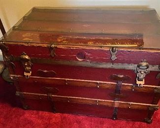 Large wooden Trunk with glass top $75
Reduced $60