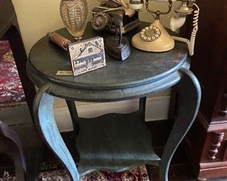 Painted round Table $60