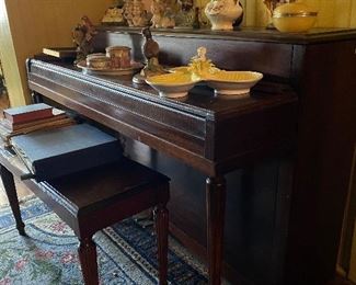 Antique Lester piano with bench 
$500