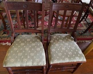 Adorable 6 dining chairs 
$60 ea 