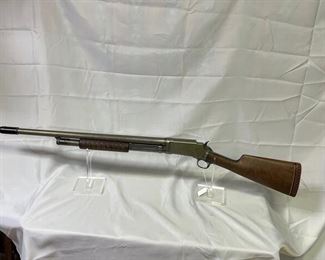 NATIONAL FIREARMS ANTIQUE PUMP SHOTGUN 12 GA